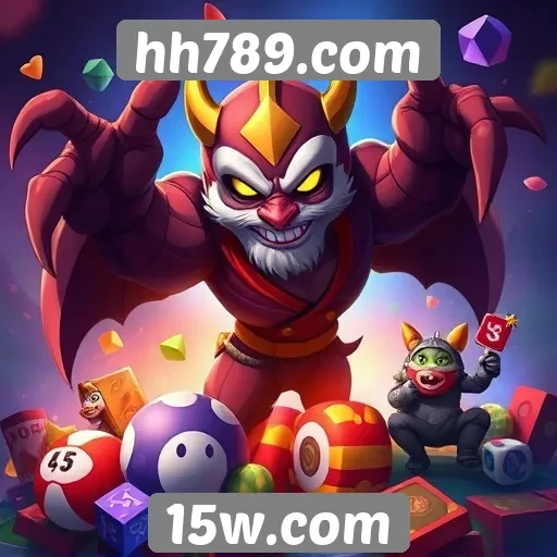 Variedade de jogos disponíveis em hh789.com